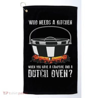 Kitchen Outdoor Campfire Cooking Dutch Oven Golf Towel