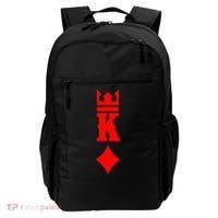 King Of Diamonds Halloween Playing Cards Backpack thumb 0