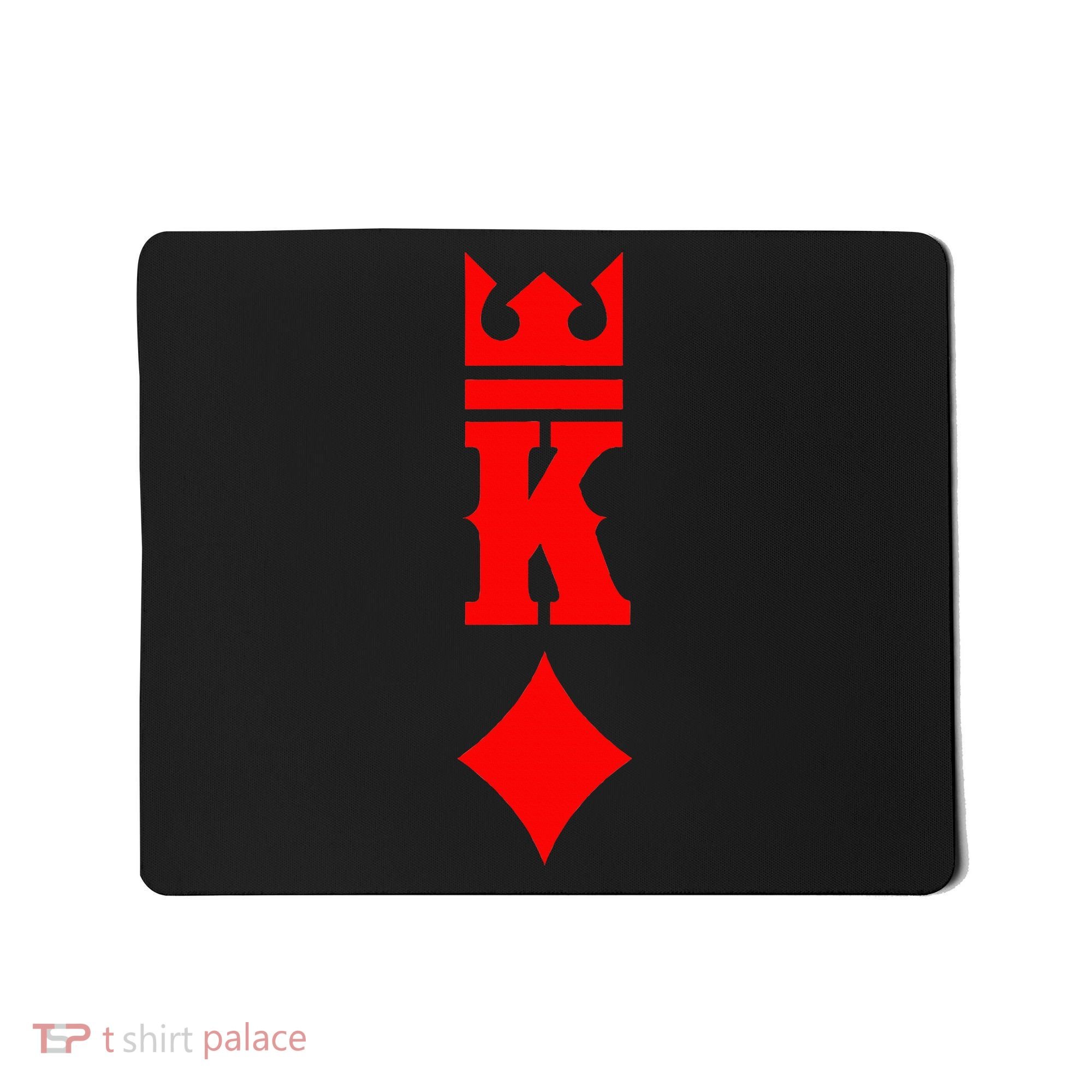 King Of Diamonds Halloween Playing Cards Mousepad