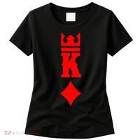 King Of Diamonds Halloween Playing Cards Women's T-Shirt thumb 0