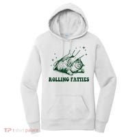Kitten Owner Funny Rolling Fatties Cat Funny Cute Cat Lover Women's Hoodie thumb 0