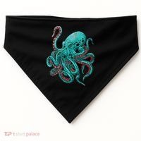 Kraken Octopus Gift USA-Made Doggie Bandana thumb 0
