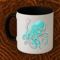 Kraken Octopus Gift Coffee Mug thumb 2