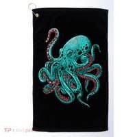 Kraken Octopus Gift Golf Towel thumb 0