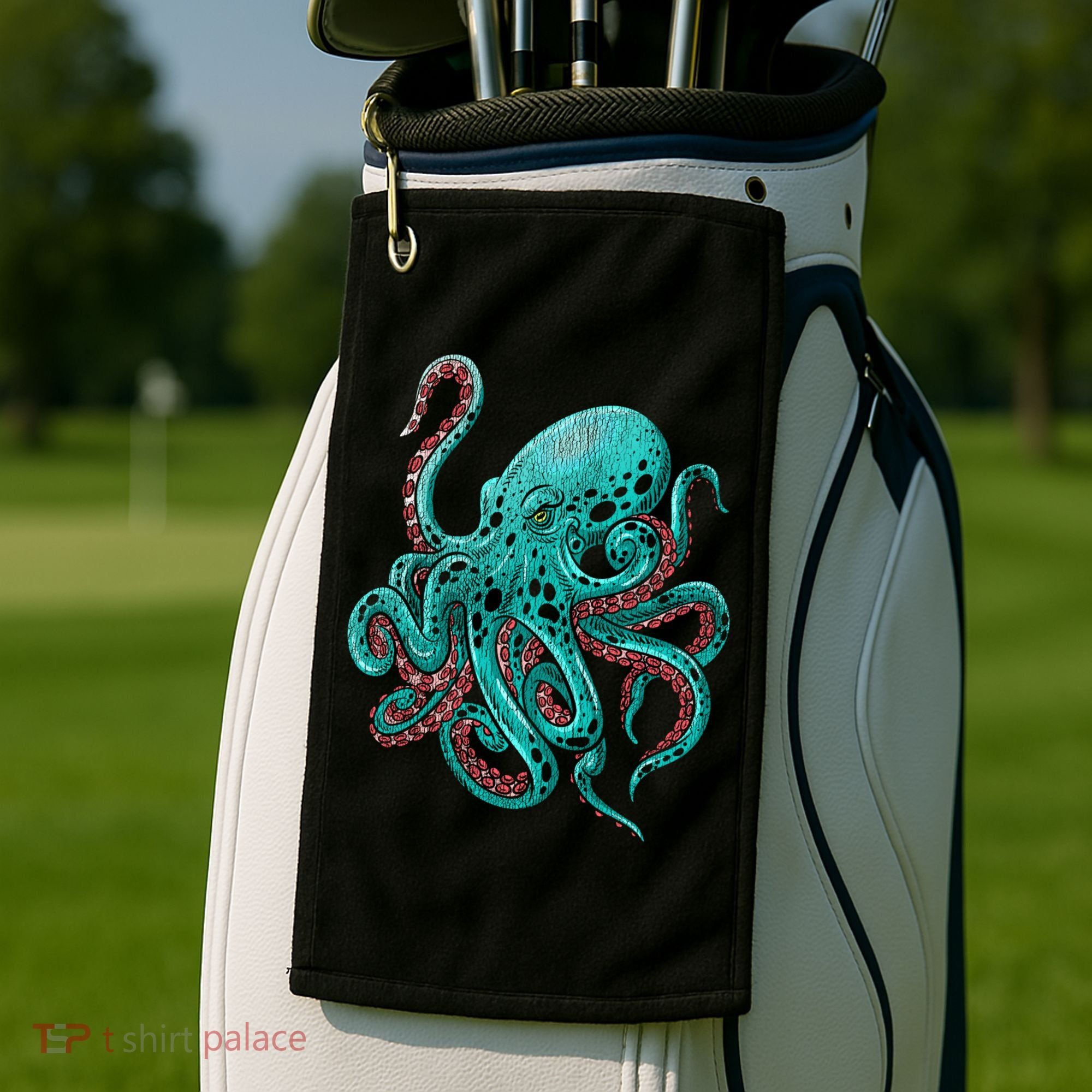 Kraken Octopus Gift Golf Towel