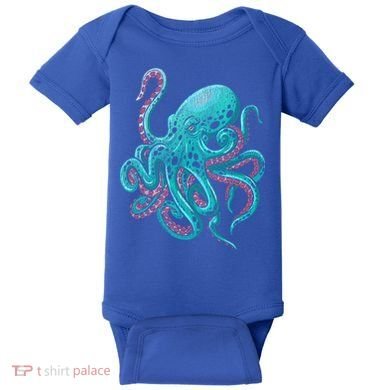 Kraken Octopus Gift Baby Bodysuit