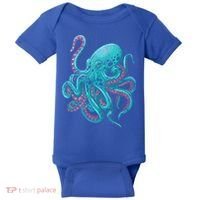 Kraken Octopus Gift Baby Bodysuit thumb 0