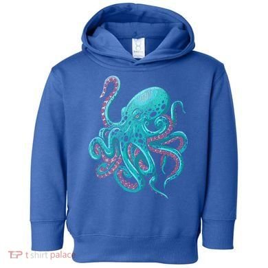 Kraken Octopus Gift Toddler Hoodie