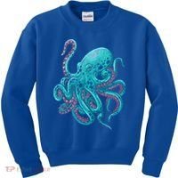 Kraken Octopus Gift Kids Sweatshirt thumb 0