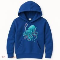 Kraken Octopus Gift Kids Hoodie thumb 0