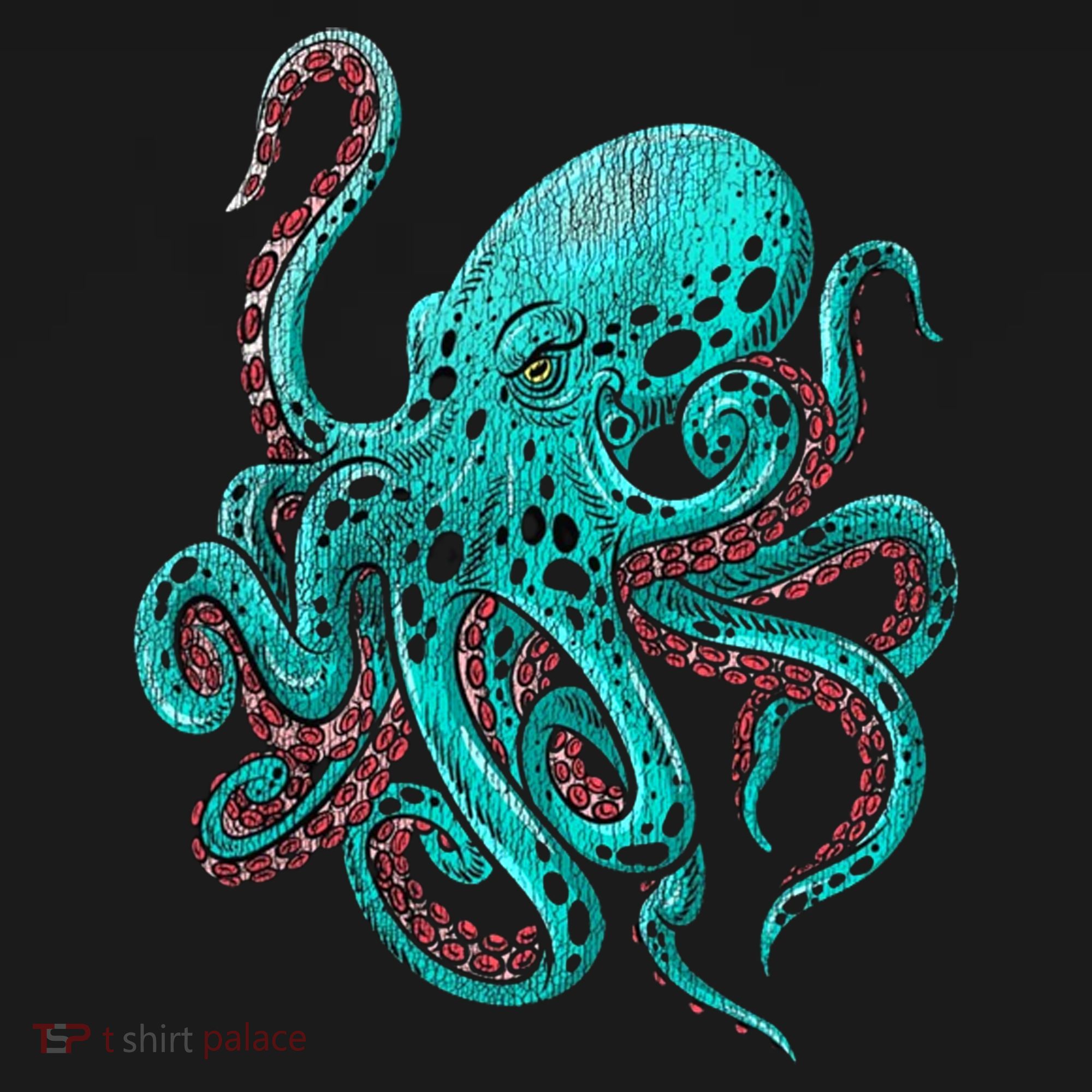 Kraken Octopus Gift USA-Made Doggie Bandana