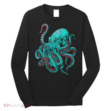 Kraken Octopus Gift Long Sleeve Shirt