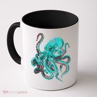 Kraken Octopus Gift Coffee Mug thumb 0