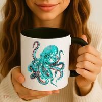 Kraken Octopus Gift Coffee Mug thumb 3