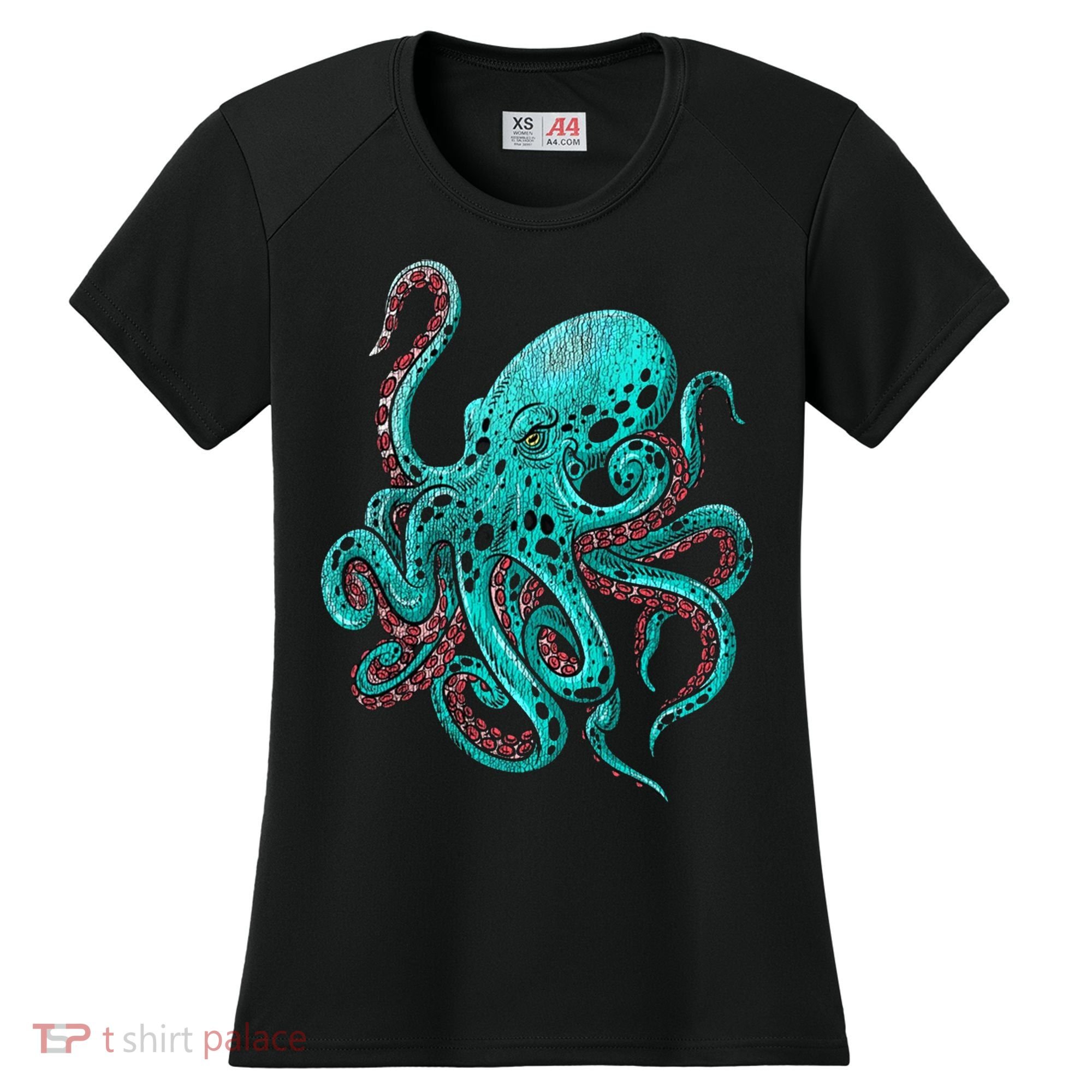 Kraken Octopus Gift Women's Cooling Performance Crew T-Shirt