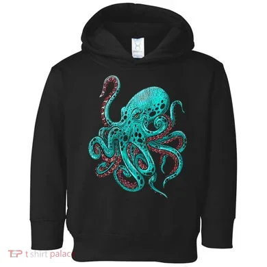 Kraken Octopus Gift Toddler Hoodie