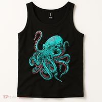 Kraken Octopus Gift Tank Top thumb 2