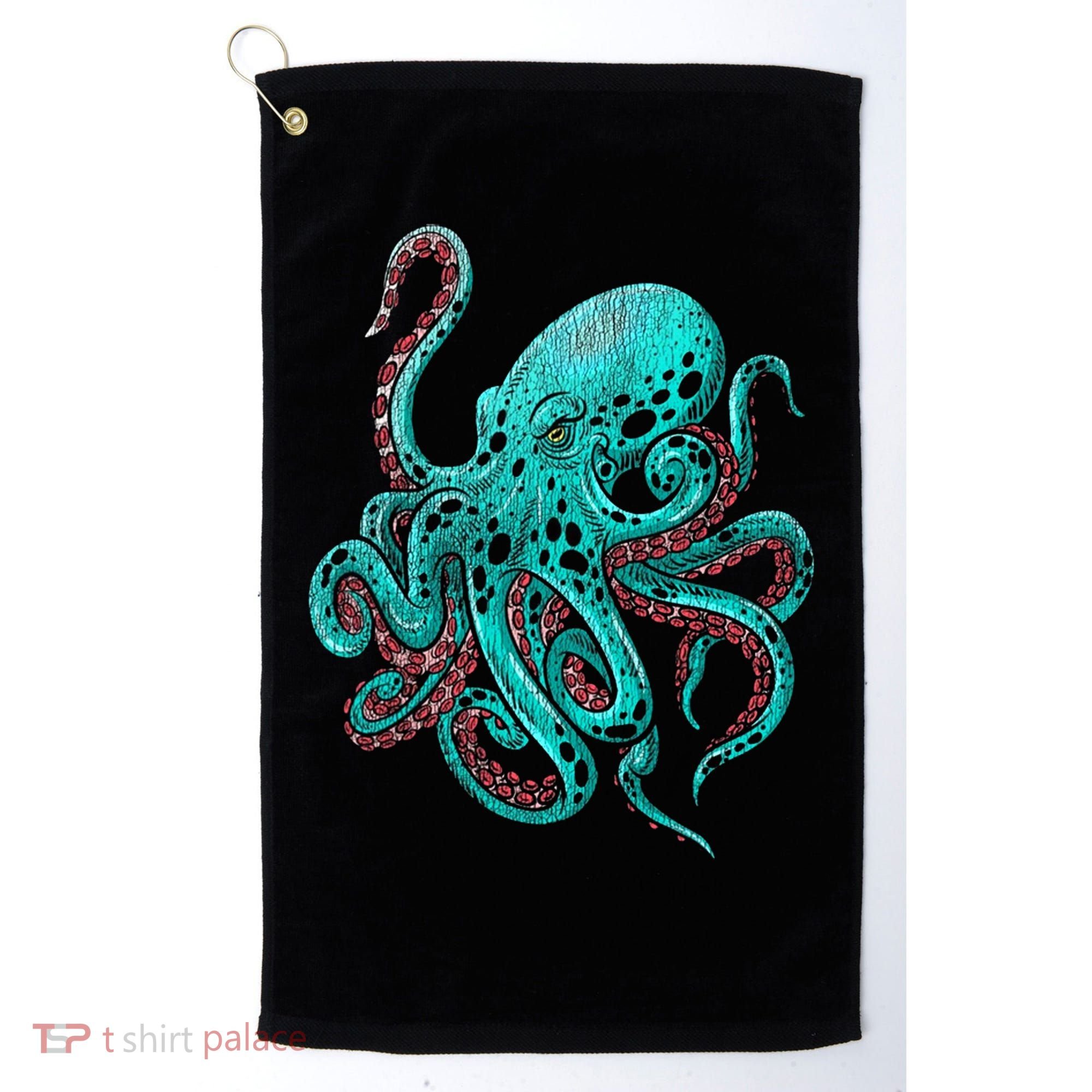 Kraken Octopus Gift Golf Towel