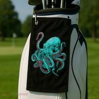 Kraken Octopus Gift Golf Towel thumb 2