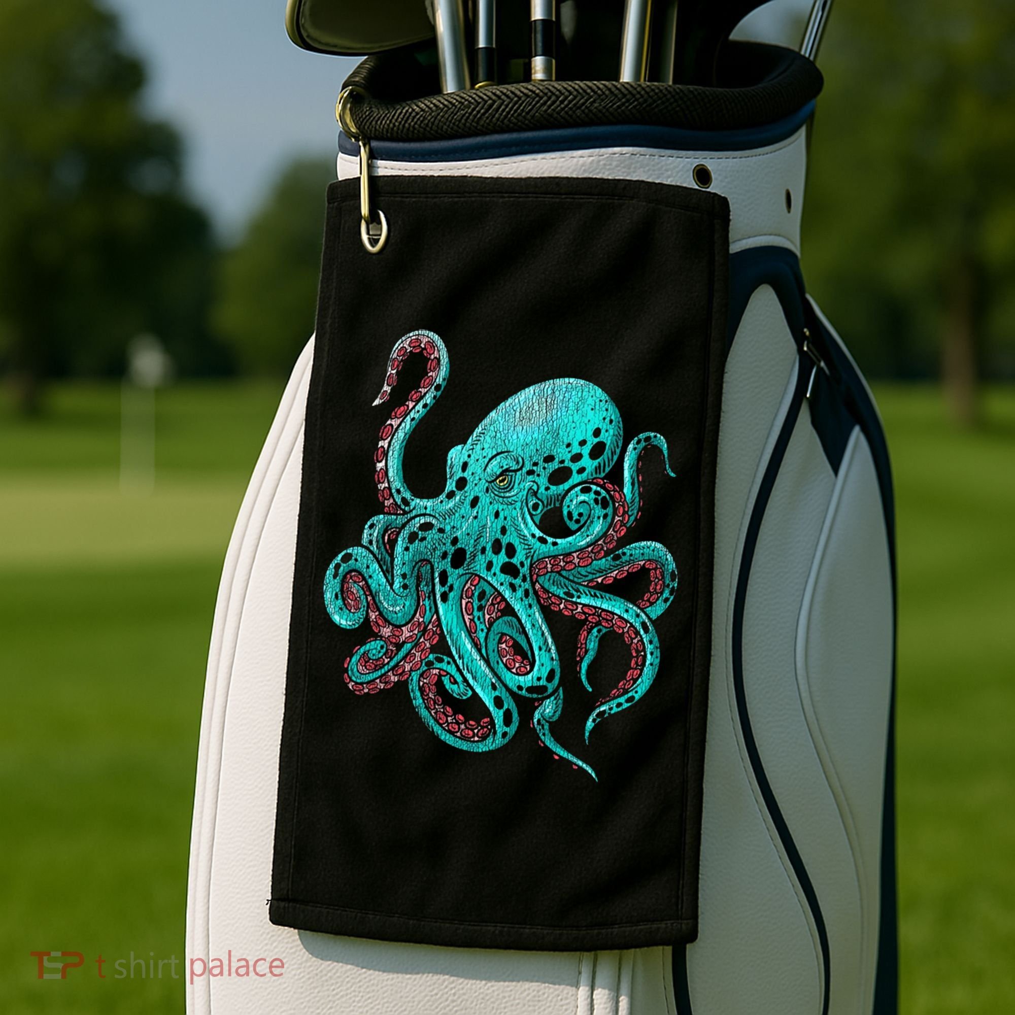 Kraken Octopus Gift Golf Towel