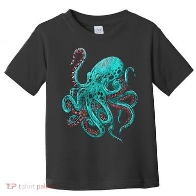Kraken Octopus Gift Toddler T-Shirt