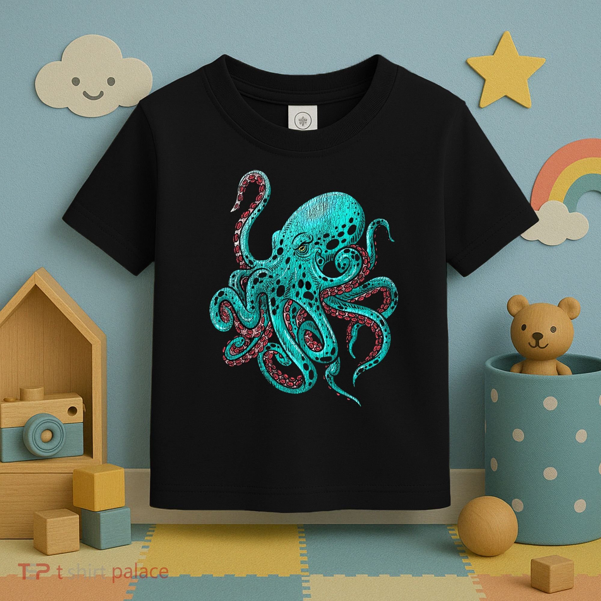 Kraken Octopus Gift Toddler T-Shirt