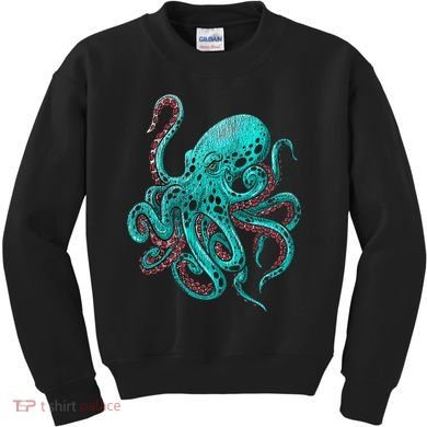 Kraken Octopus Gift Kids Sweatshirt