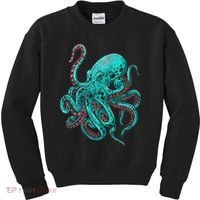 Kraken Octopus Gift Kids Sweatshirt thumb 0