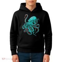 Kraken Octopus Gift Kids Hoodie thumb 4