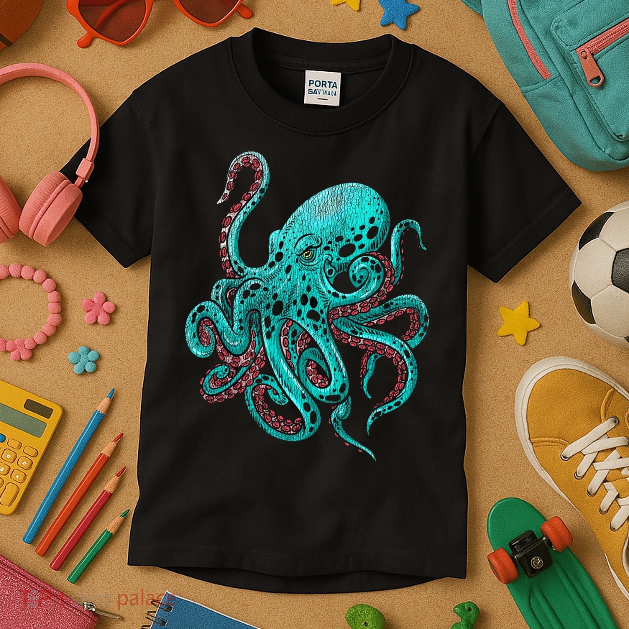 Kraken Octopus Gift Kids T-Shirt
