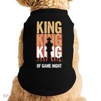 King Of Game Night Funny Gift Doggie Tank thumb 0