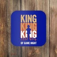 King Of Game Night Funny Gift Coaster thumb 0
