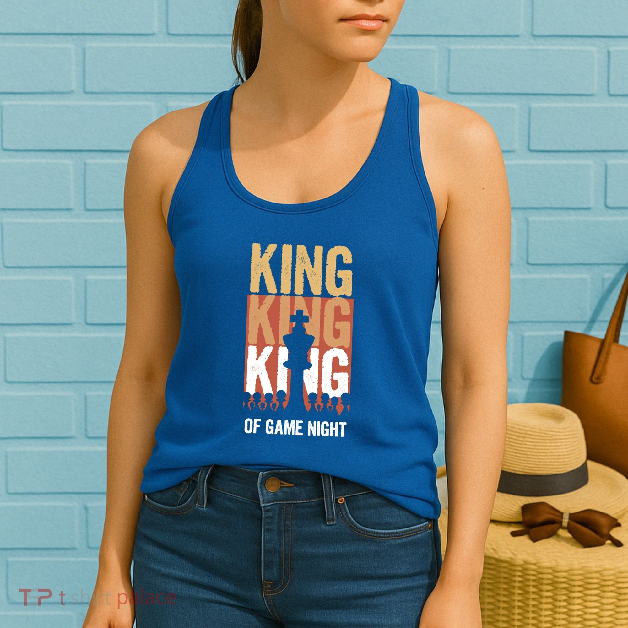 King Of Game Night Funny Gift Women's Tank Top