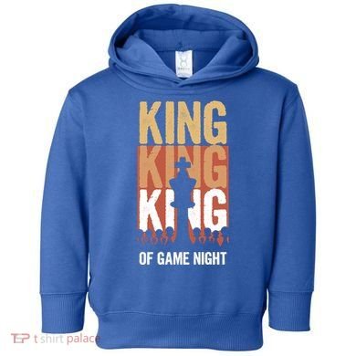King Of Game Night Funny Gift Toddler Hoodie