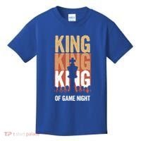 King Of Game Night Funny Gift Kids T-Shirt thumb 0