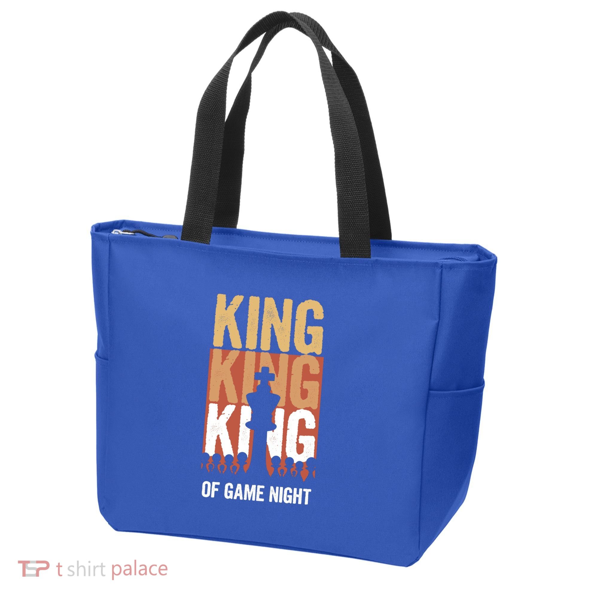 King Of Game Night Funny Gift Tote Bag