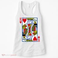 King Of Hearts Costume Playing Card Poker Women's Tank Top thumb 0