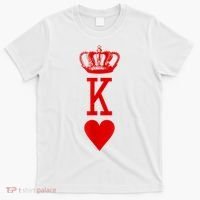 King Of Hearts Vintage Crown Engraving Card T-Shirt thumb 0