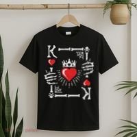 King Of Hearts Card Costume Halloween King Of Hearts T-Shirt thumb 2