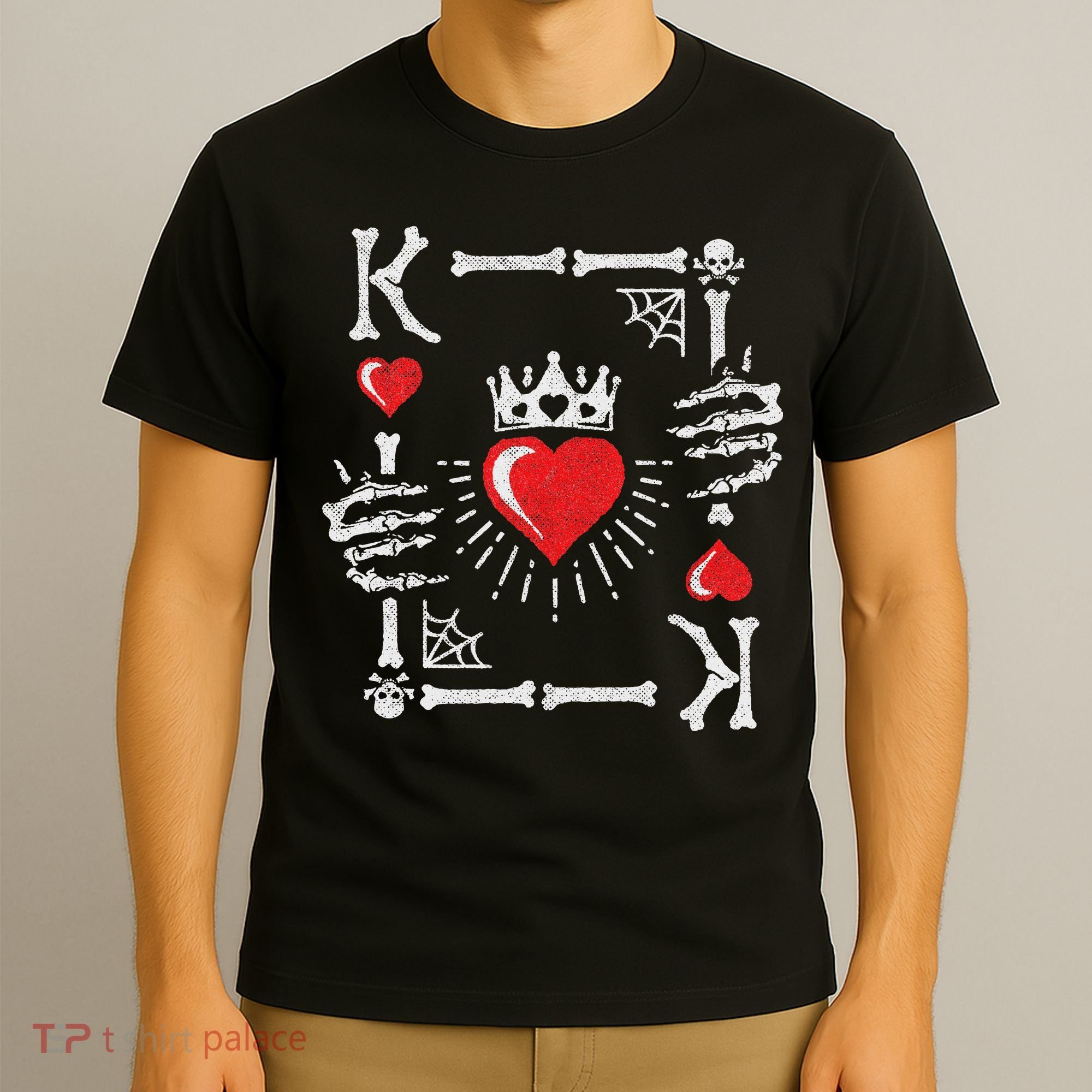 King Of Hearts Card Costume Halloween King Of Hearts T-Shirt