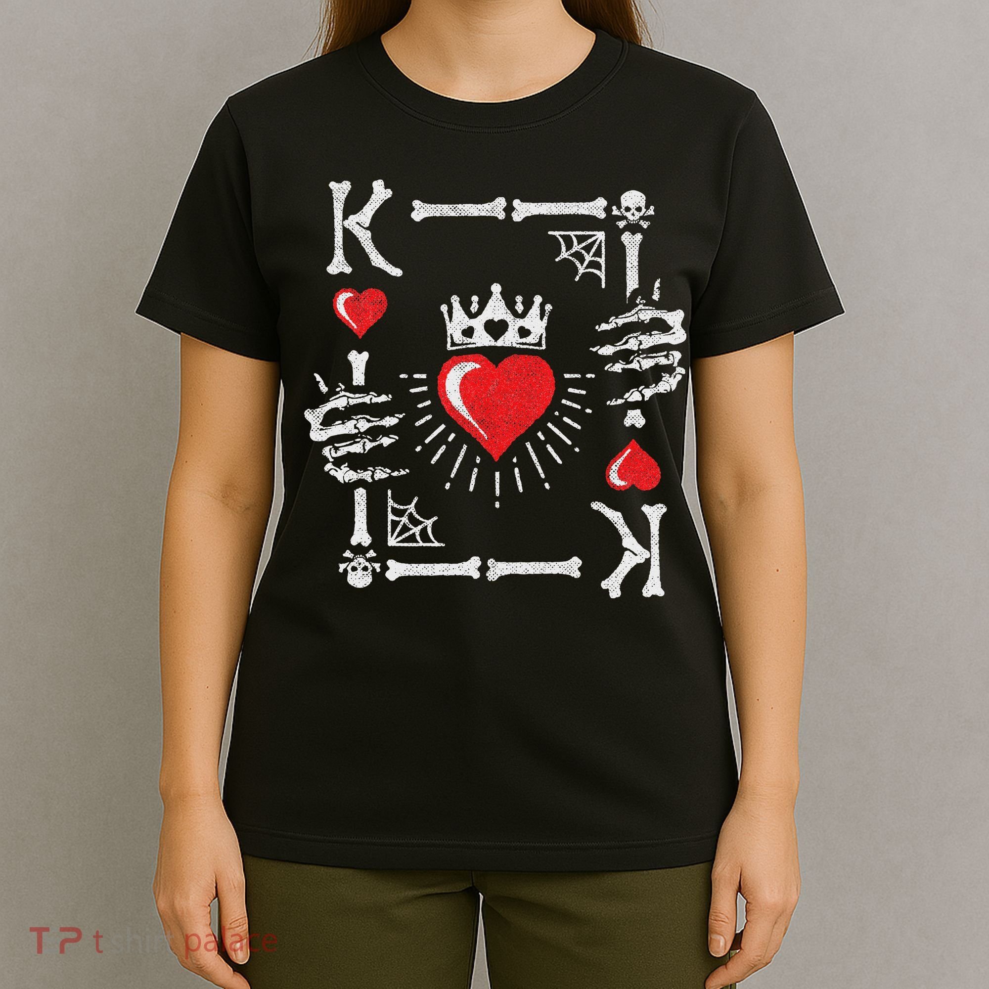 King Of Hearts Card Costume Halloween King Of Hearts T-Shirt