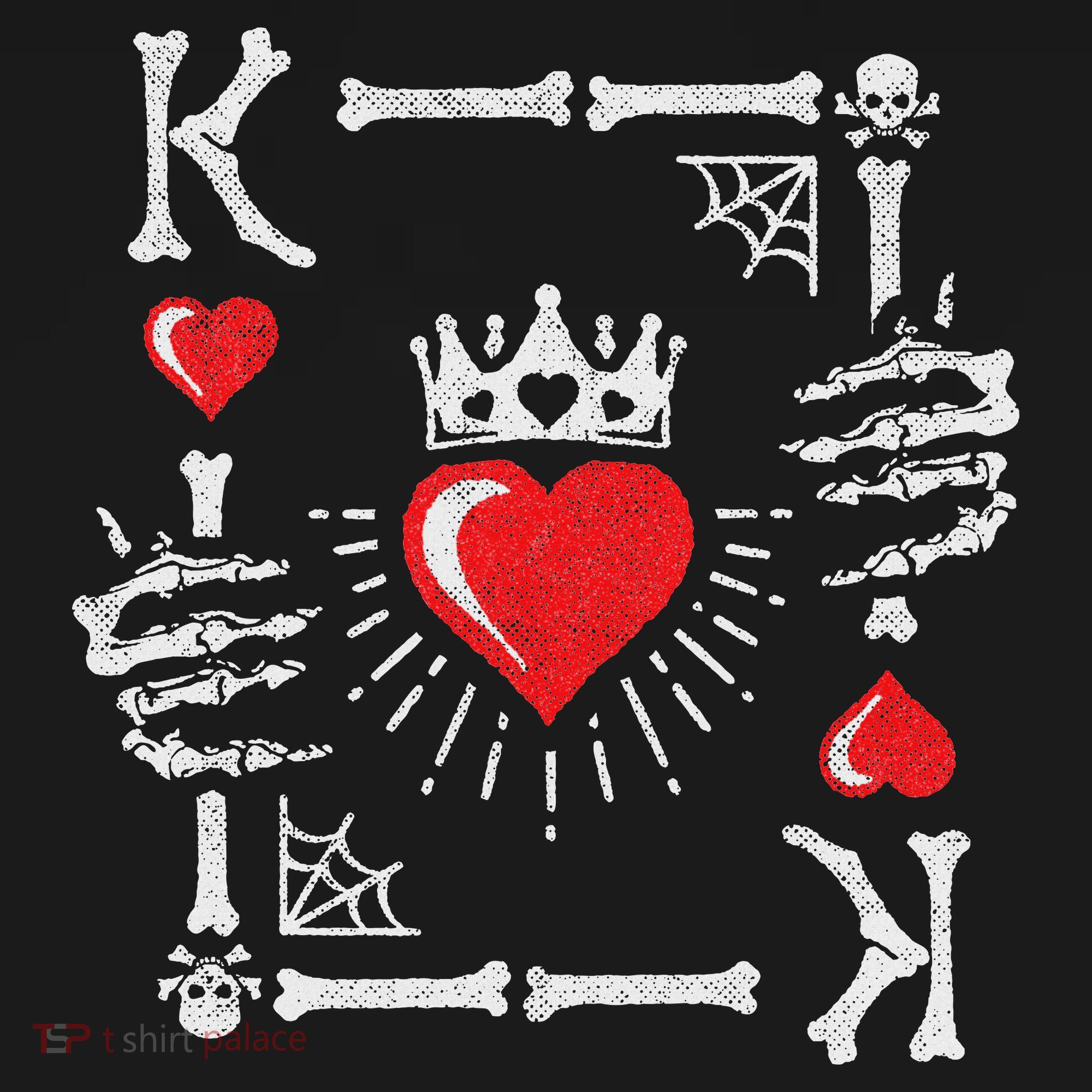 King Of Hearts Card Costume Halloween King Of Hearts T-Shirt
