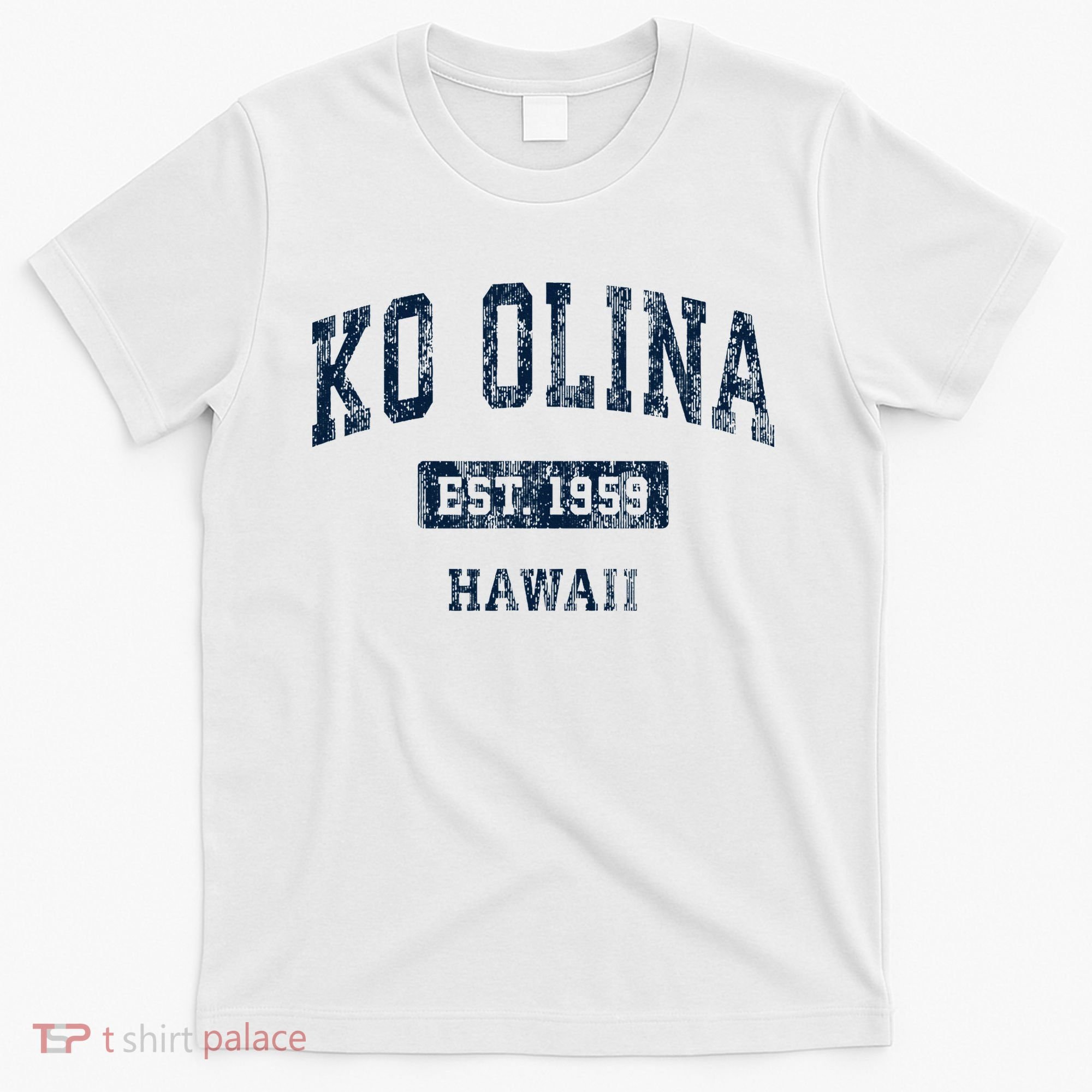 Ko Olina Hawaii Hi Vintage Sports Established T-Shirt