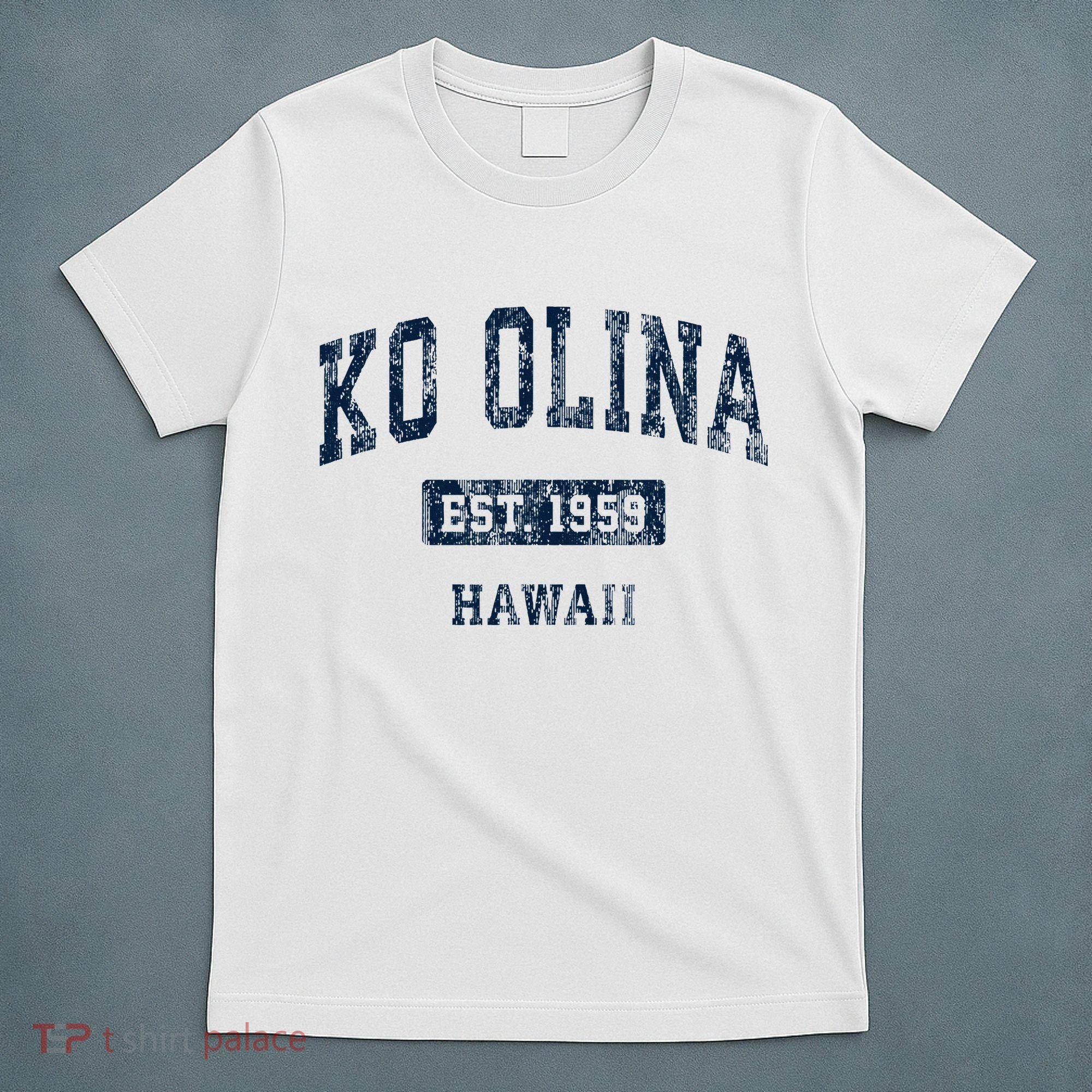 Ko Olina Hawaii Hi Vintage Sports Established T-Shirt