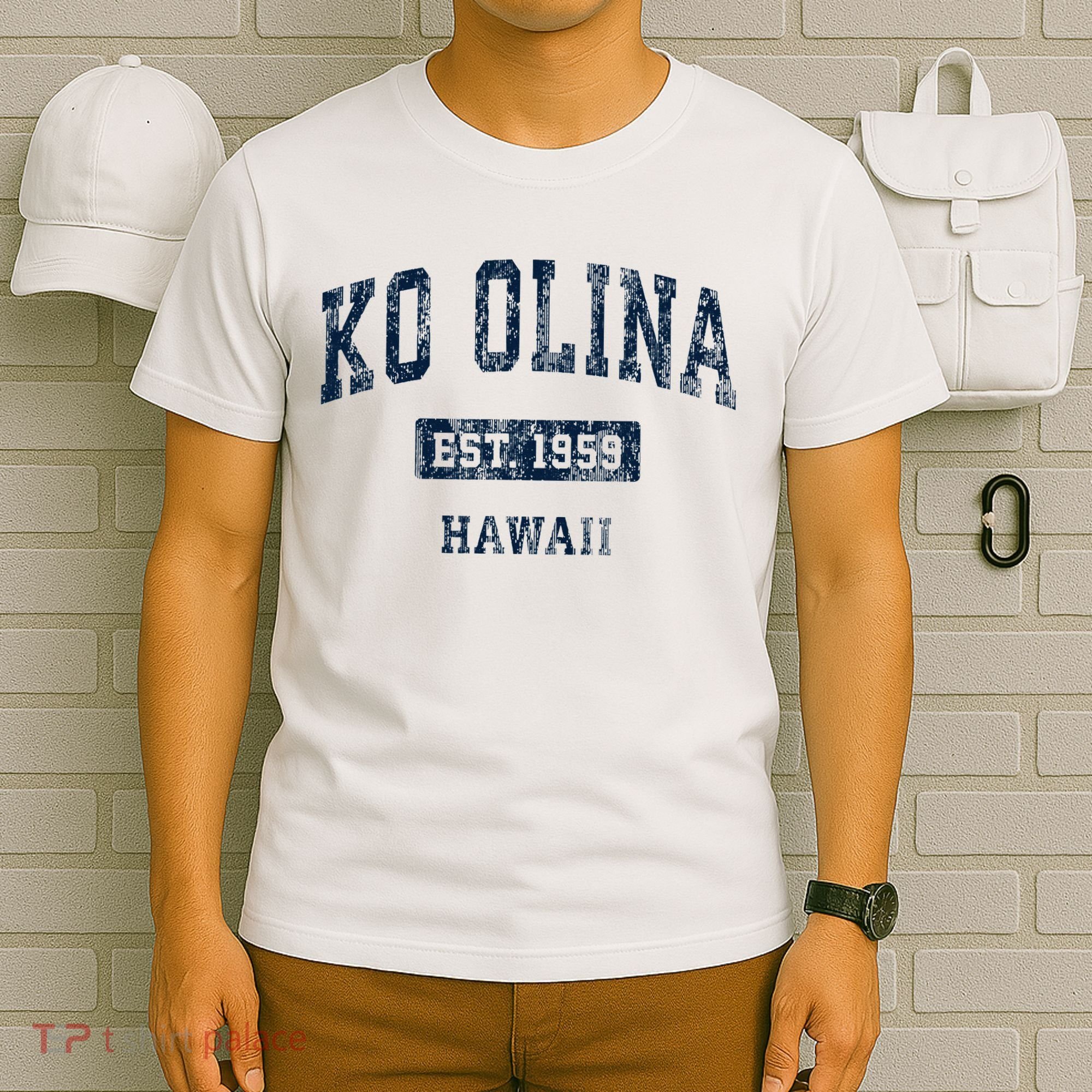 Ko Olina Hawaii Hi Vintage Sports Established T-Shirt