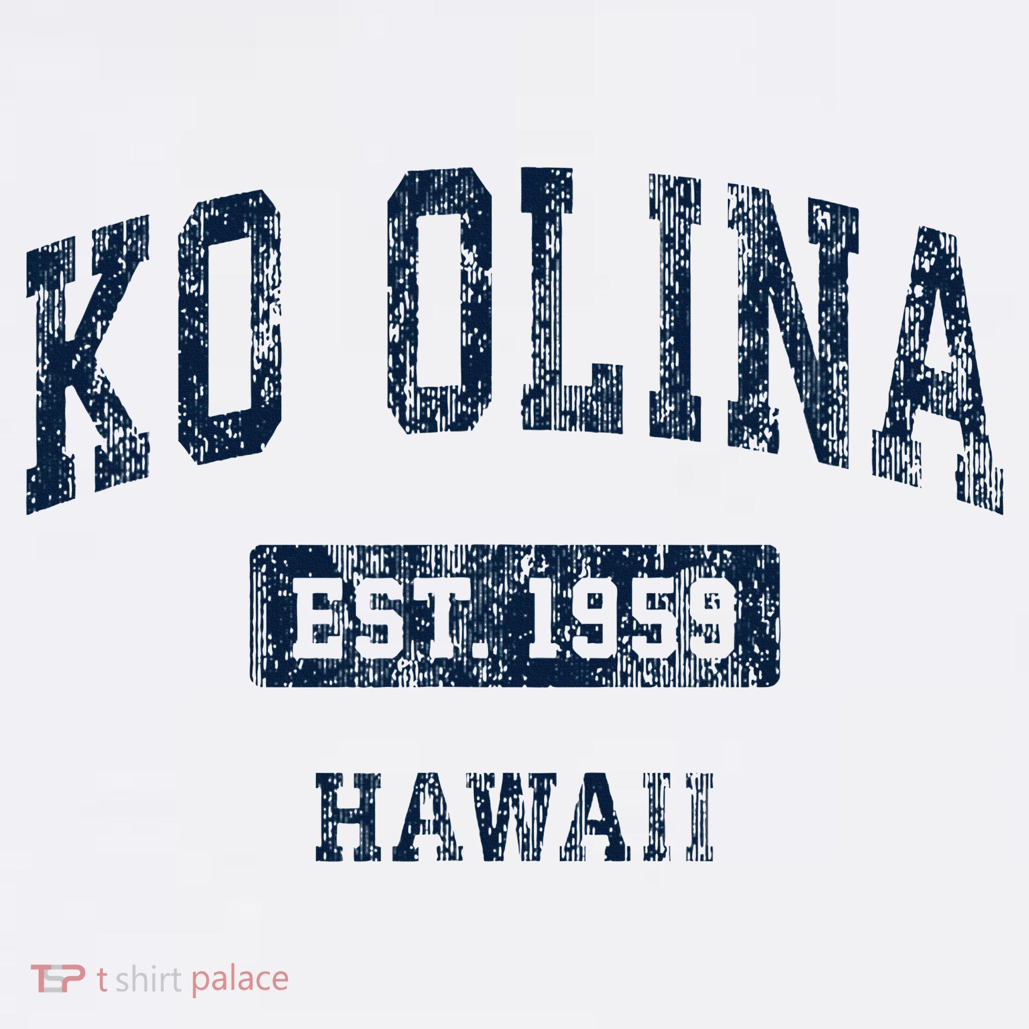 Ko Olina Hawaii Hi Vintage Sports Established T-Shirt