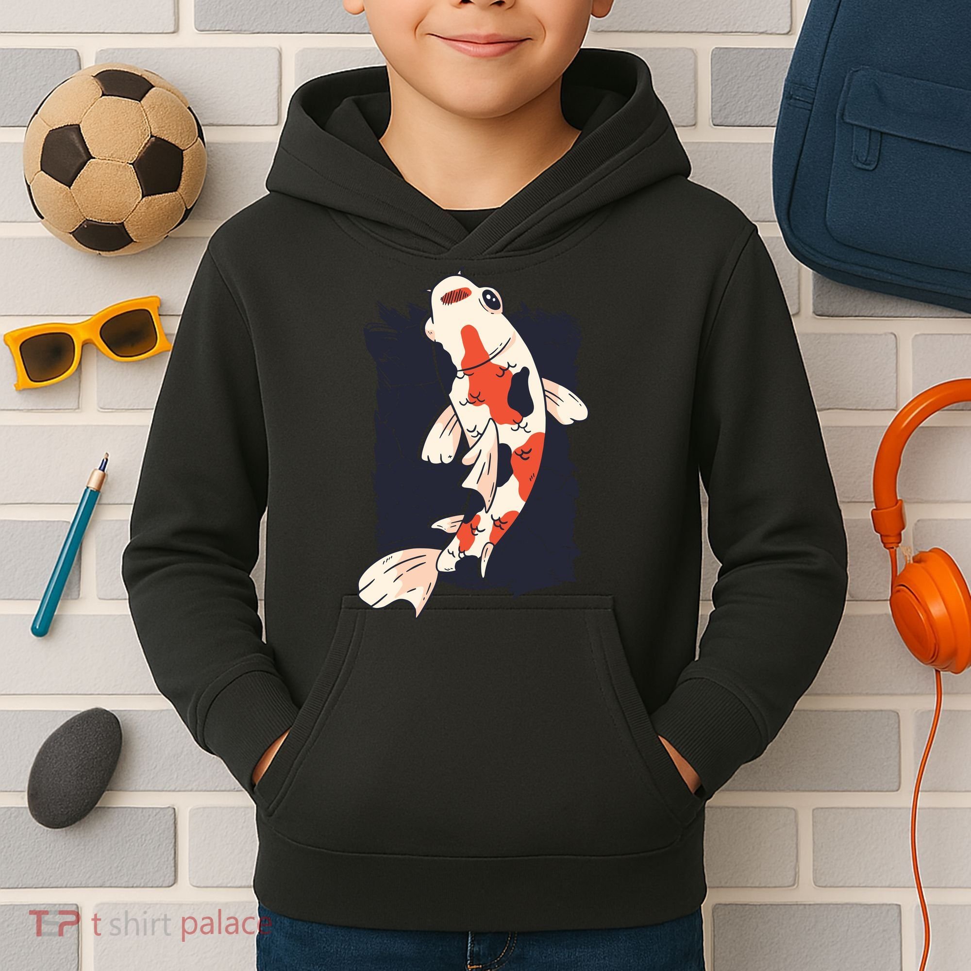 Koi Fish Kids Hoodie