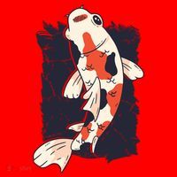 Koi Fish Santa Hat thumb 1
