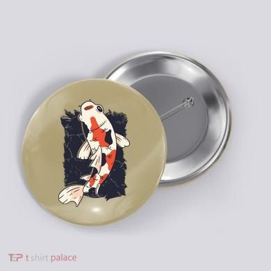 Koi Fish Button