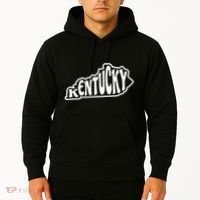 Kentucky Outline In White Hoodie thumb 2